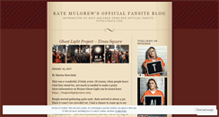 Desktop Screenshot of katemulgrew.wordpress.com