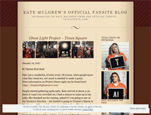 Tablet Screenshot of katemulgrew.wordpress.com