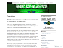 Tablet Screenshot of basqueyouth.wordpress.com