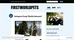 Desktop Screenshot of firstworldpets.wordpress.com