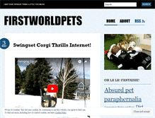 Tablet Screenshot of firstworldpets.wordpress.com