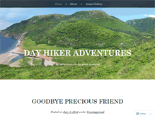 Tablet Screenshot of dayhikeradventures.wordpress.com