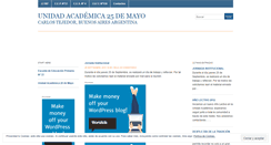 Desktop Screenshot of escuela25.wordpress.com