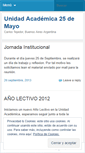Mobile Screenshot of escuela25.wordpress.com