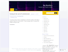 Tablet Screenshot of numberblog.wordpress.com