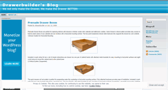 Desktop Screenshot of drawerbuilder.wordpress.com