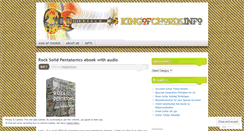 Desktop Screenshot of kingofchords.wordpress.com