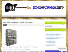 Tablet Screenshot of kingofchords.wordpress.com