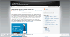 Desktop Screenshot of erburckhardt.wordpress.com