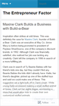 Mobile Screenshot of entrepreneurfactor.wordpress.com