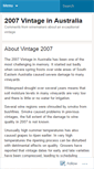 Mobile Screenshot of 2007vintage.wordpress.com