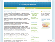 Tablet Screenshot of 2007vintage.wordpress.com