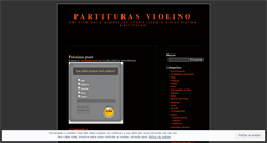 Desktop Screenshot of partiturasviolino.wordpress.com