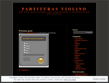 Tablet Screenshot of partiturasviolino.wordpress.com