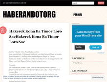 Tablet Screenshot of haberandotorg.wordpress.com