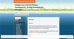 Desktop Screenshot of mollydaniels.wordpress.com