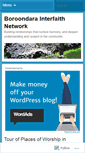 Mobile Screenshot of boroondarainterfaith.wordpress.com