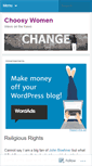 Mobile Screenshot of choosywomen.wordpress.com