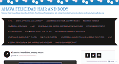 Desktop Screenshot of ahavafelicidad.wordpress.com