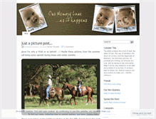 Tablet Screenshot of ourmemorylane.wordpress.com