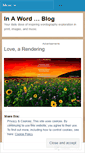 Mobile Screenshot of inawordblog.wordpress.com