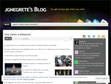 Tablet Screenshot of jgnegrete.wordpress.com