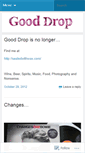 Mobile Screenshot of gooddrop.wordpress.com