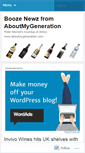 Mobile Screenshot of boozenewz.wordpress.com
