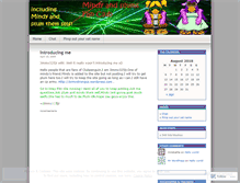 Tablet Screenshot of mindyandplumsfanclub.wordpress.com