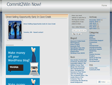 Tablet Screenshot of commit2winnow.wordpress.com