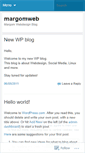 Mobile Screenshot of margomweb.wordpress.com
