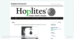 Desktop Screenshot of hoplitesformacion.wordpress.com