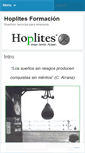 Mobile Screenshot of hoplitesformacion.wordpress.com