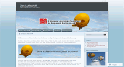 Desktop Screenshot of alpenluftschiff.wordpress.com