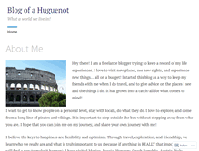 Tablet Screenshot of daughterofhuguenot.wordpress.com