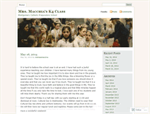 Tablet Screenshot of melissamacchia.wordpress.com