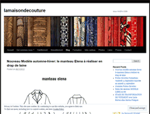 Tablet Screenshot of lamaisondecouture.wordpress.com