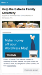 Mobile Screenshot of estrellacheese.wordpress.com