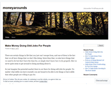 Tablet Screenshot of moneyarounds.wordpress.com
