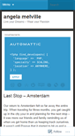Mobile Screenshot of angelamelville.wordpress.com