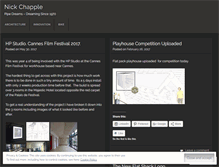Tablet Screenshot of nickchapple.wordpress.com
