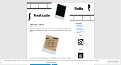 Desktop Screenshot of gastandorollo.wordpress.com