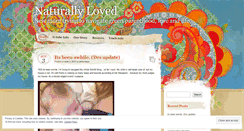 Desktop Screenshot of naturallyloved.wordpress.com