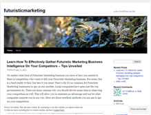 Tablet Screenshot of futuristicmarketing.wordpress.com