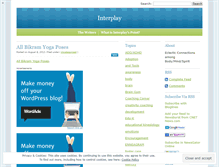 Tablet Screenshot of interplay.wordpress.com