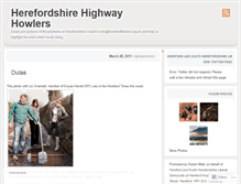 Tablet Screenshot of highwayhowlers.wordpress.com