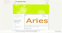 Desktop Screenshot of diariogallego.wordpress.com