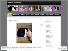 Tablet Screenshot of dutchbybriony.wordpress.com