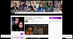 Desktop Screenshot of longdistancechallenge.wordpress.com