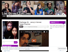 Tablet Screenshot of longdistancechallenge.wordpress.com